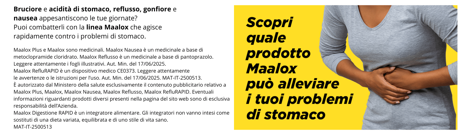 Maalox - Banner 2 Desktop